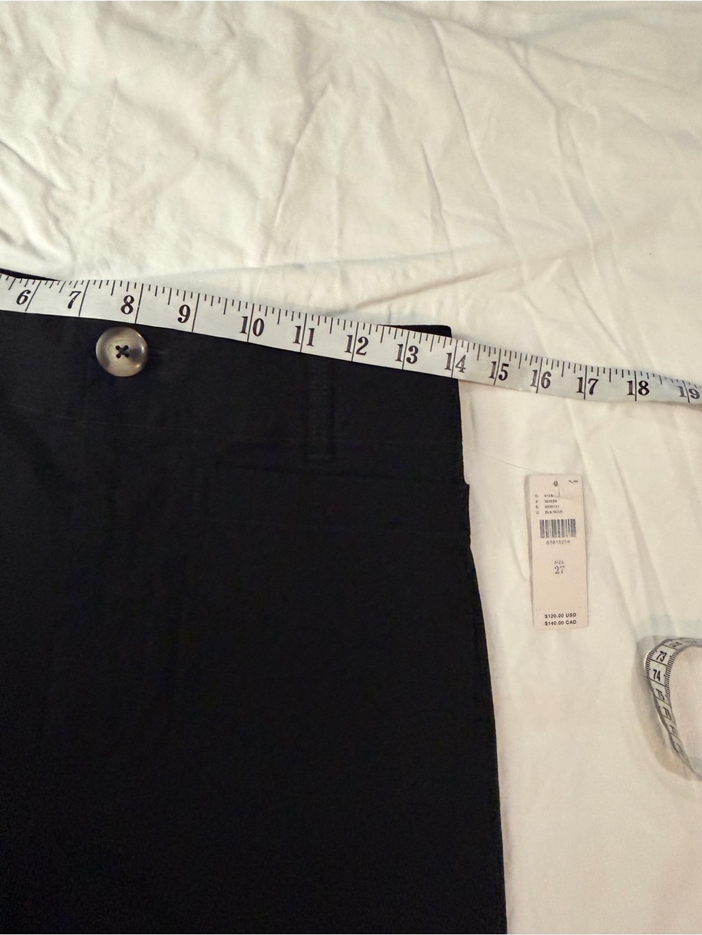 NWT MAEVE‎ ANTHROPOLOGIE The Colette Magic Fabric Crop Wide-Leg Pants Black 27 - Picture 11 of 16